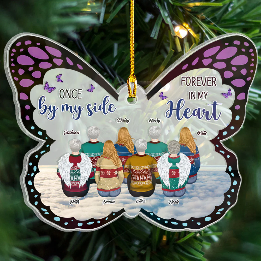 Forever In My Heart - Personalized Custom Acrylic Ornament - Image 4