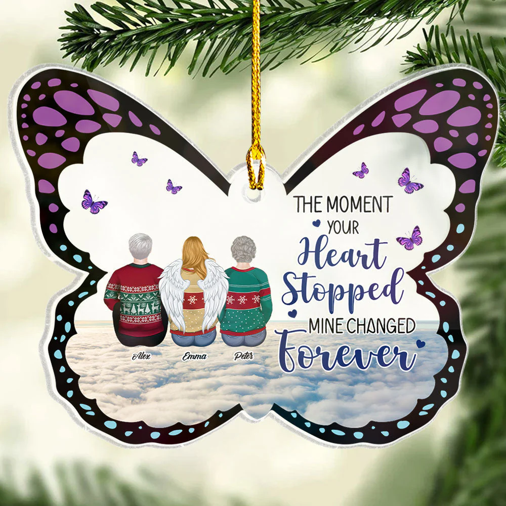 Forever In My Heart - Personalized Custom Acrylic Ornament - Image 5