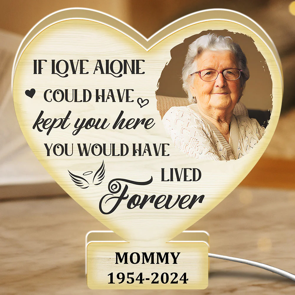 Forever In My Heart - Personalized Custom Light Box - Image 2