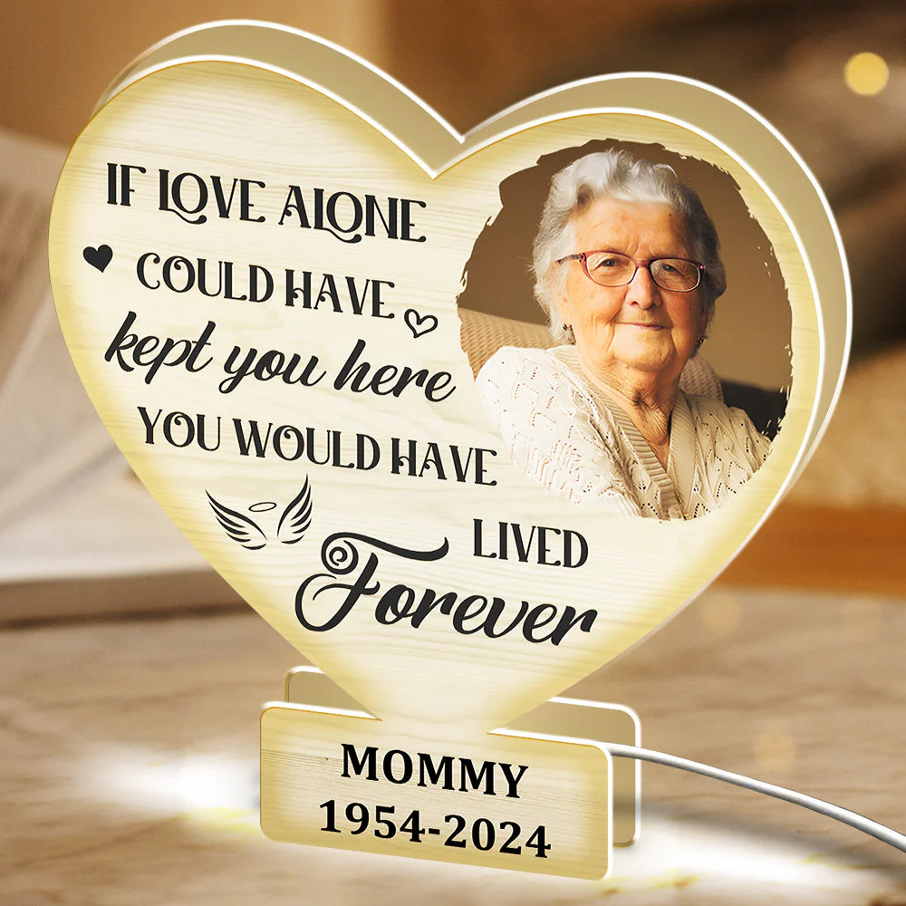 Forever In My Heart - Personalized Custom Light Box - Image 3