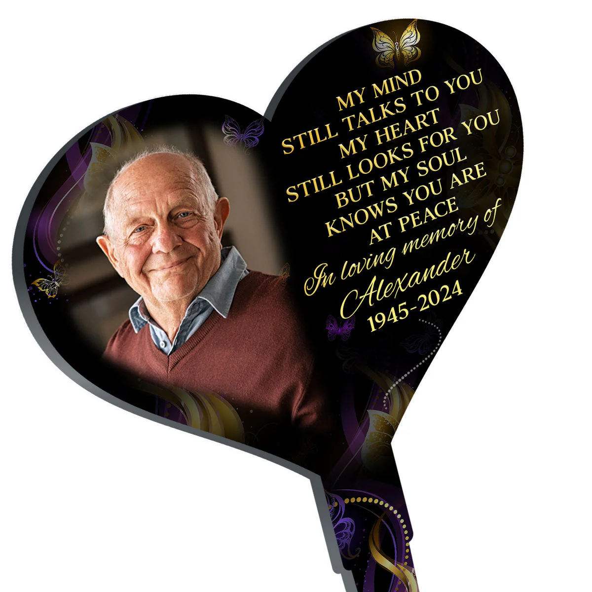Forever in Our Hearts - Personalized Custom Acrylic Garden Stake - Image 3