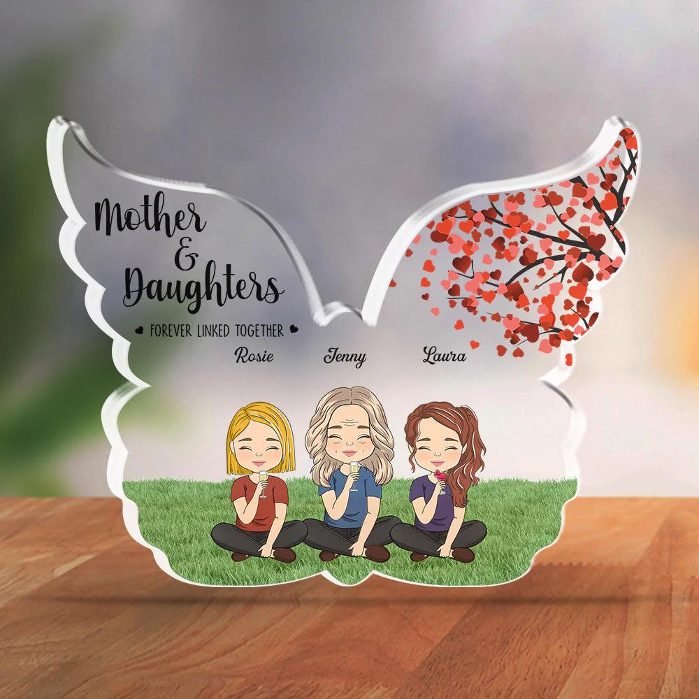 Forever Linked Together - Personalized Custom Acrylic Plaque