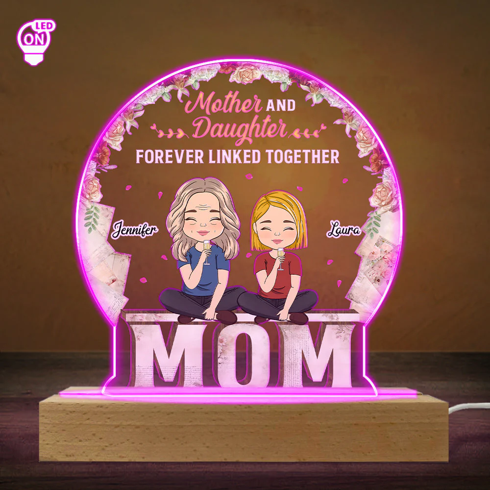 Forever Linked Together - Personalized Custom LED Light - Image 2