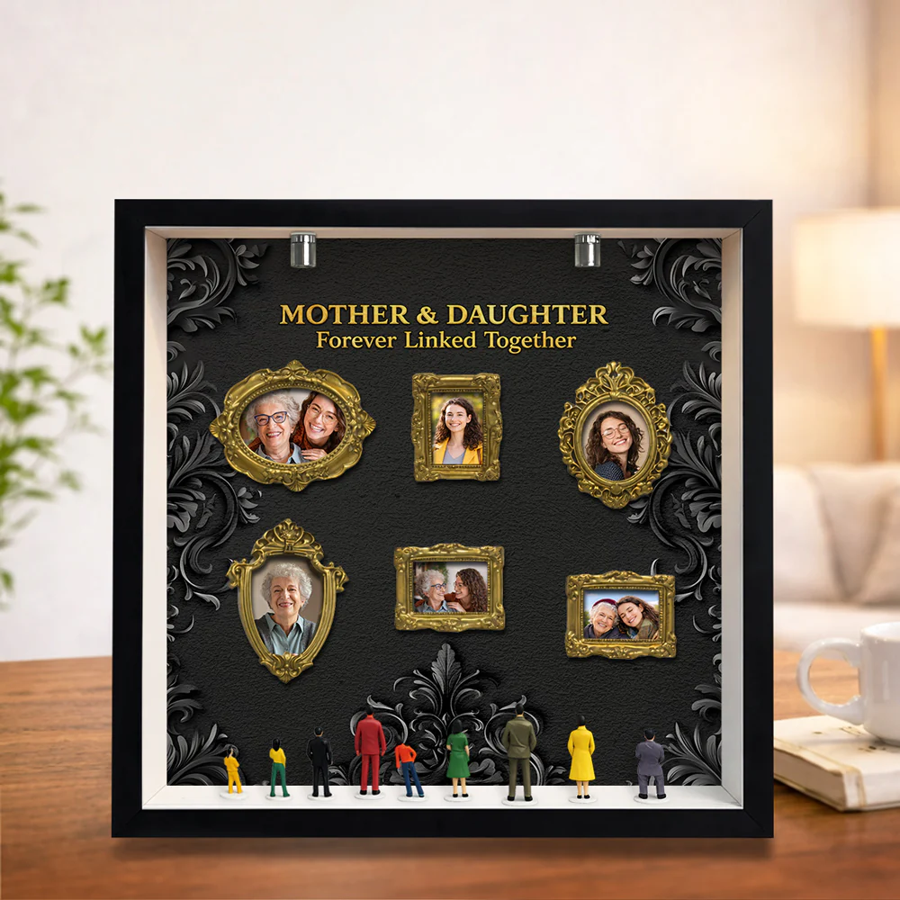 Forever Linked Together - Personalized Custom Museum Frame - Image 4
