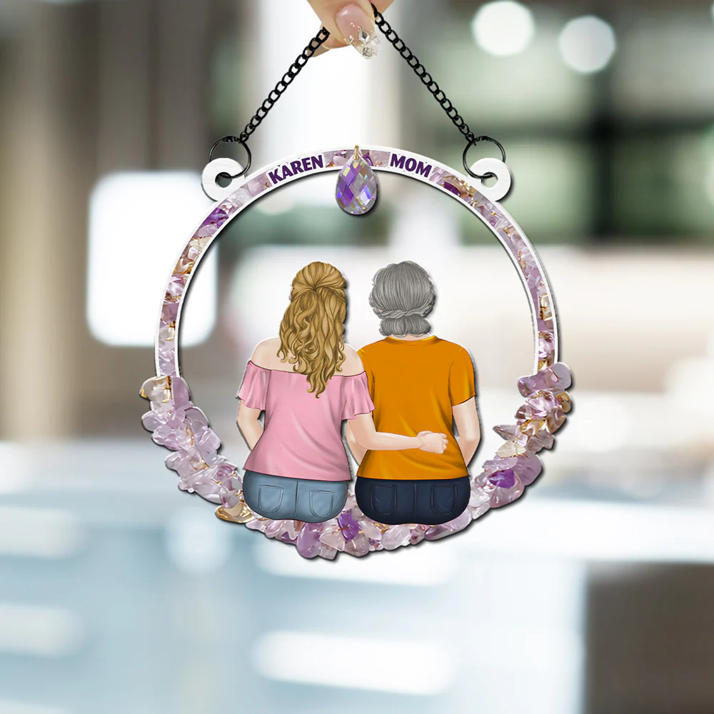 Forever Love - Personalized Custom Suncatcher - Image 3