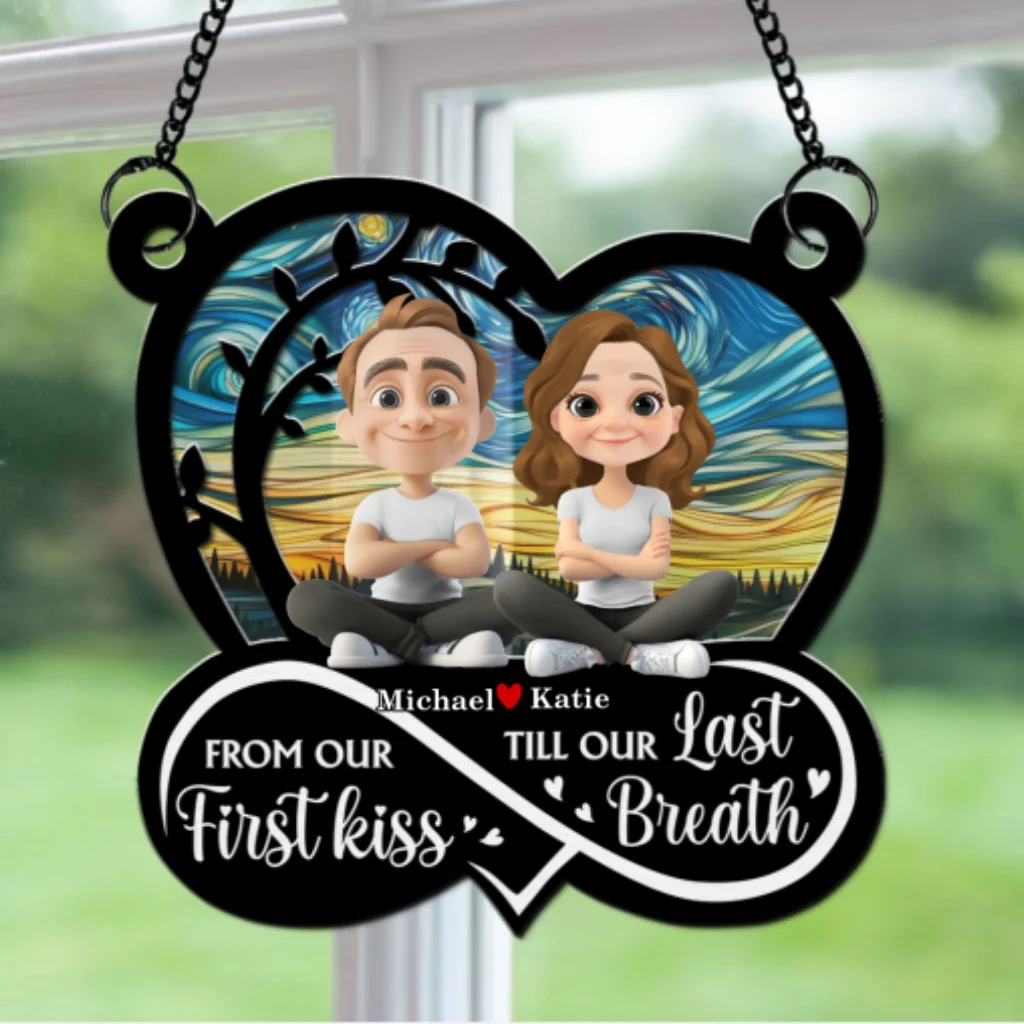 Forever Love You - Personalized Custom Suncatcher - Image 5