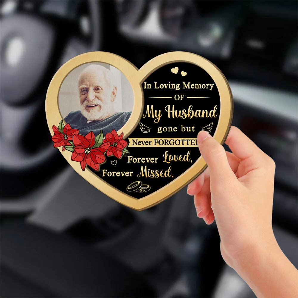 Forever Loved Forever Missed - Personalized Custom Car Visor Clip - Image 3