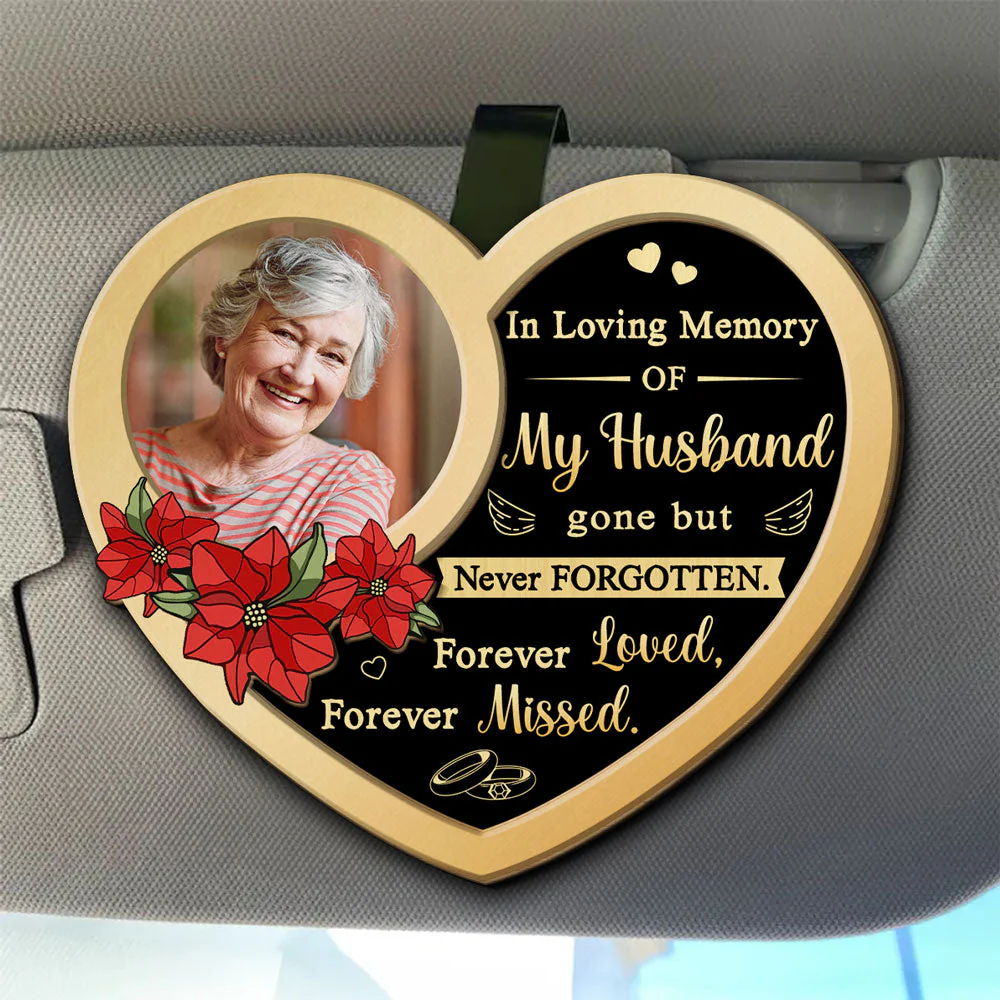 Forever Loved Forever Missed - Personalized Custom Car Visor Clip - Image 4
