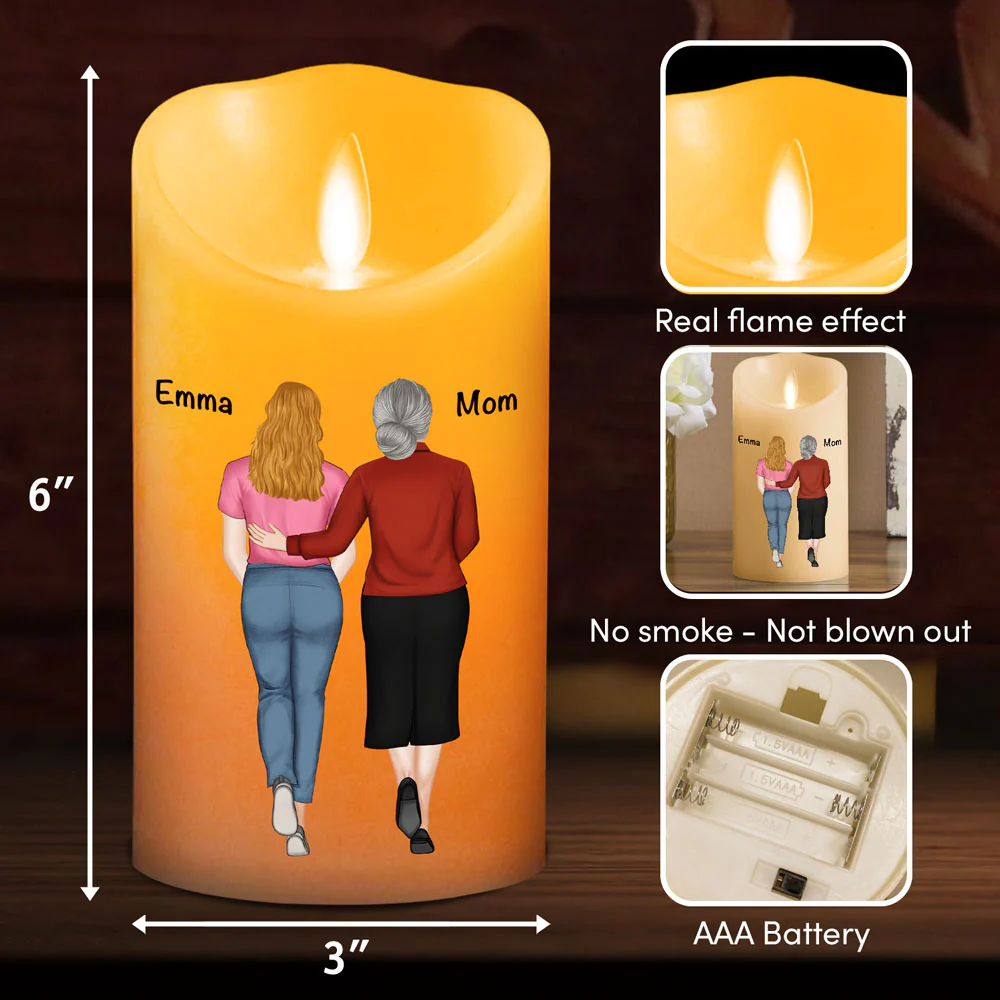 Forever My Child - Personalized Custom LED Candle - Image 5