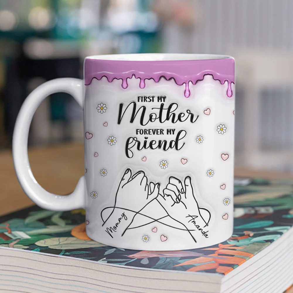 Forever My Friend - Personalized Custom 3D Inflated Effect Mug - Image 3