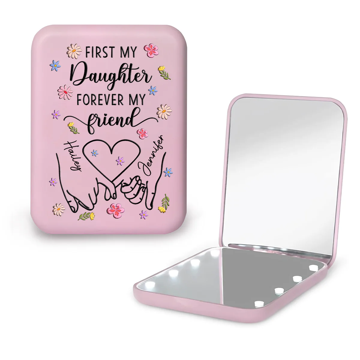 Forever My Friend - Personalized Custom LED Pocket Mirror
