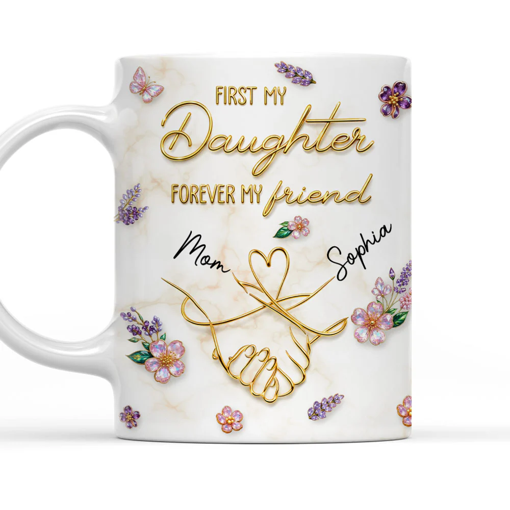 Forever My Lifelong Friend - Personalized Custom 3D Effect Coffee Mug