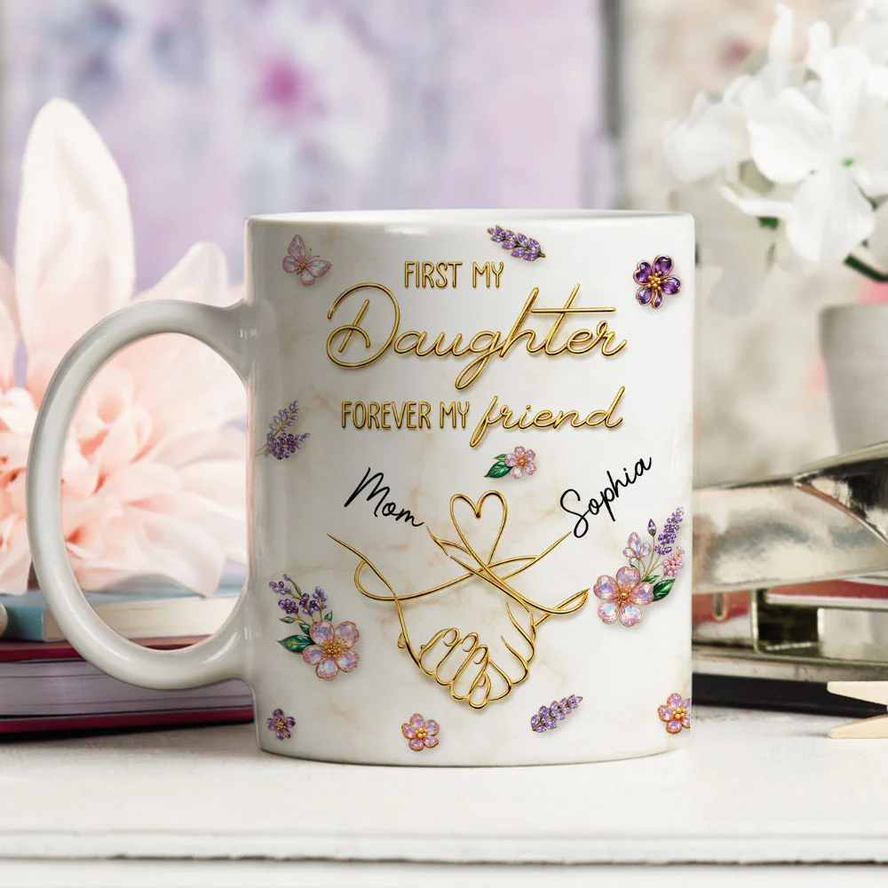 Forever My Lifelong Friend - Personalized Custom 3D Effect Coffee Mug - Image 3