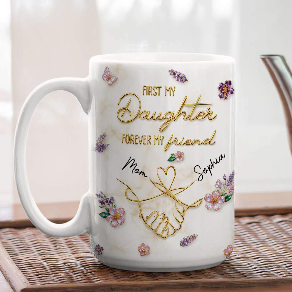 Forever My Lifelong Friend - Personalized Custom 3D Effect Coffee Mug - Image 4