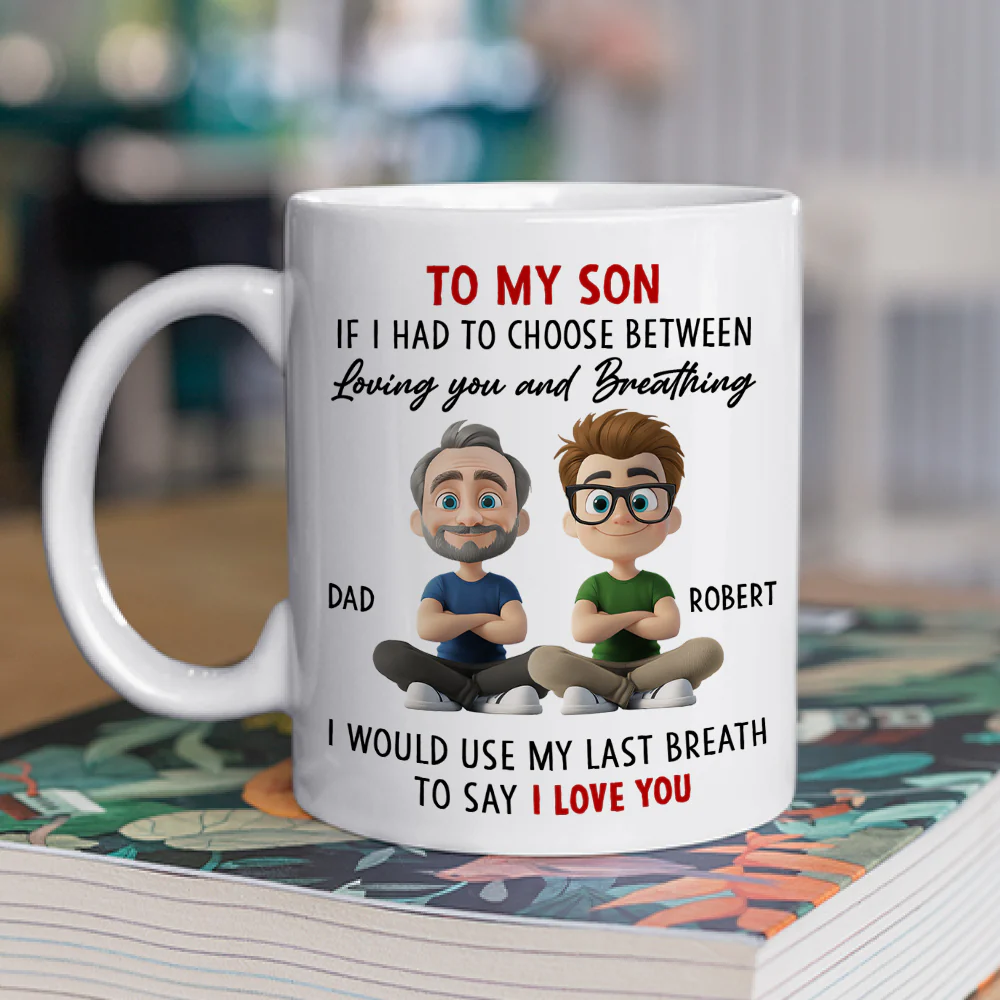Forever My Little Man - Personalized Custom Coffee Mug - Image 2