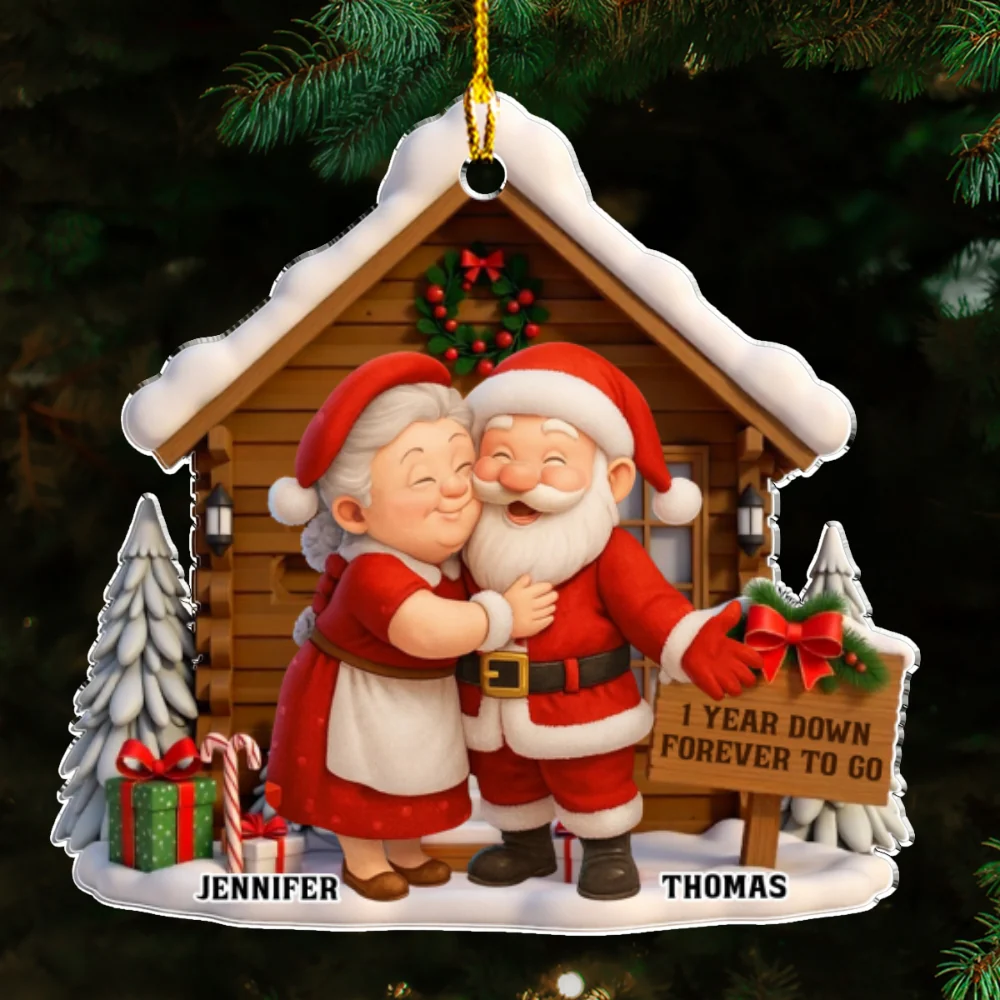 Forever To Go - Personalized Custom Acrylic Ornament - Image 6