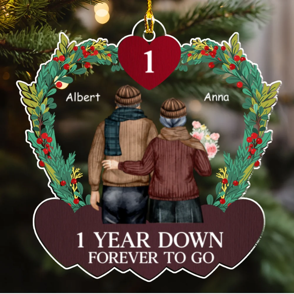 Forever To Go - Personalized Custom Acrylic Ornament - Image 5