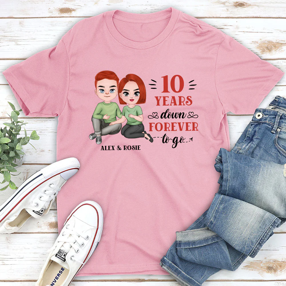 Forever To Go - Personalized Custom Classic T-shirt - Image 3