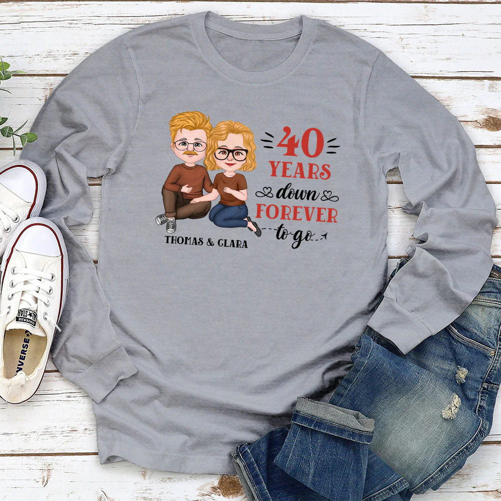 Forever To Go - Personalized Custom Long Sleeve T-shirt - Image 3