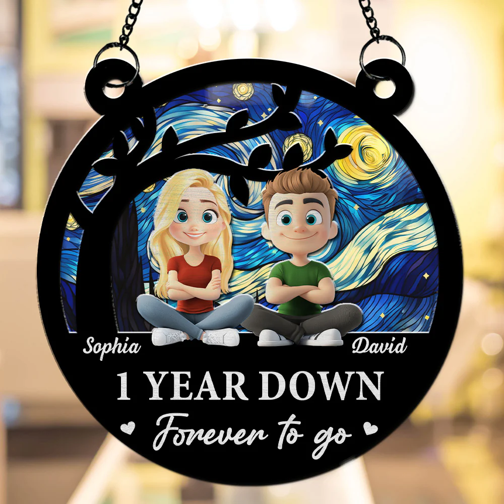 Forever To Go Together - Personalized Custom Suncatcher - Image 3