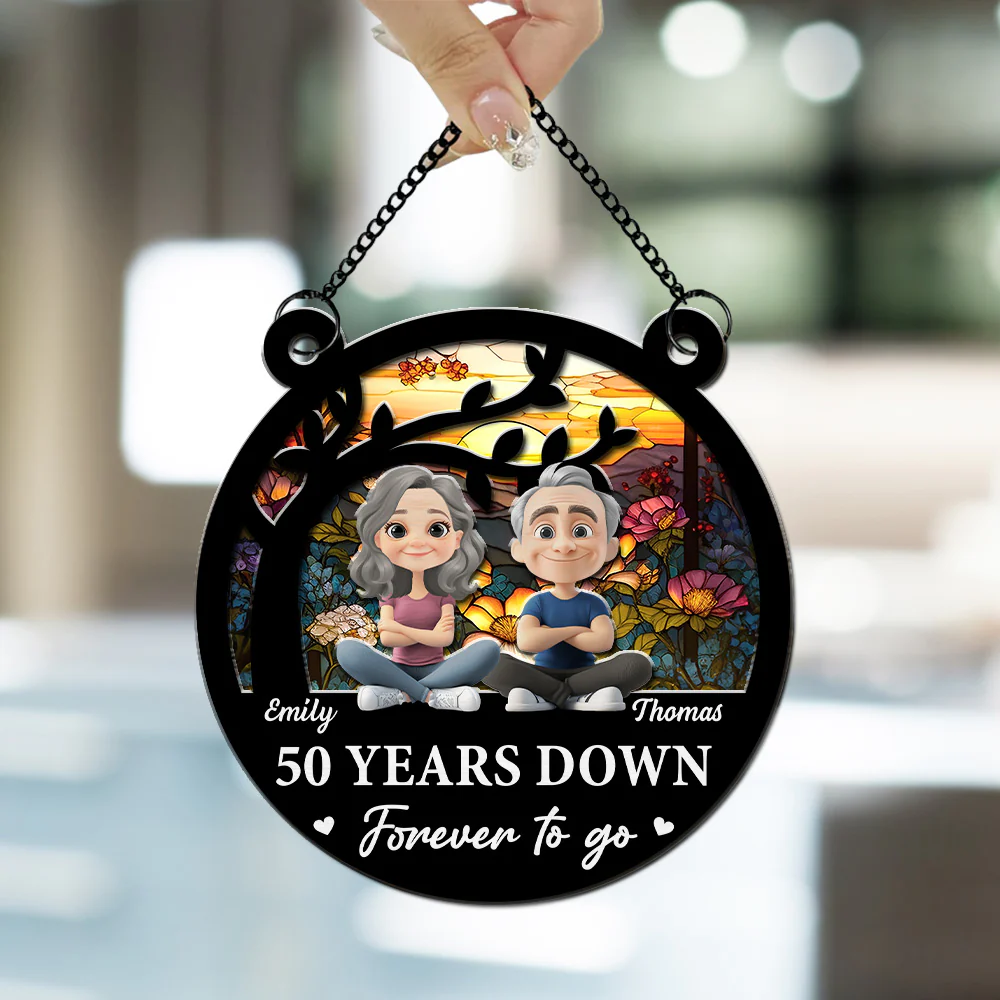 Forever To Go Together - Personalized Custom Suncatcher - Image 4