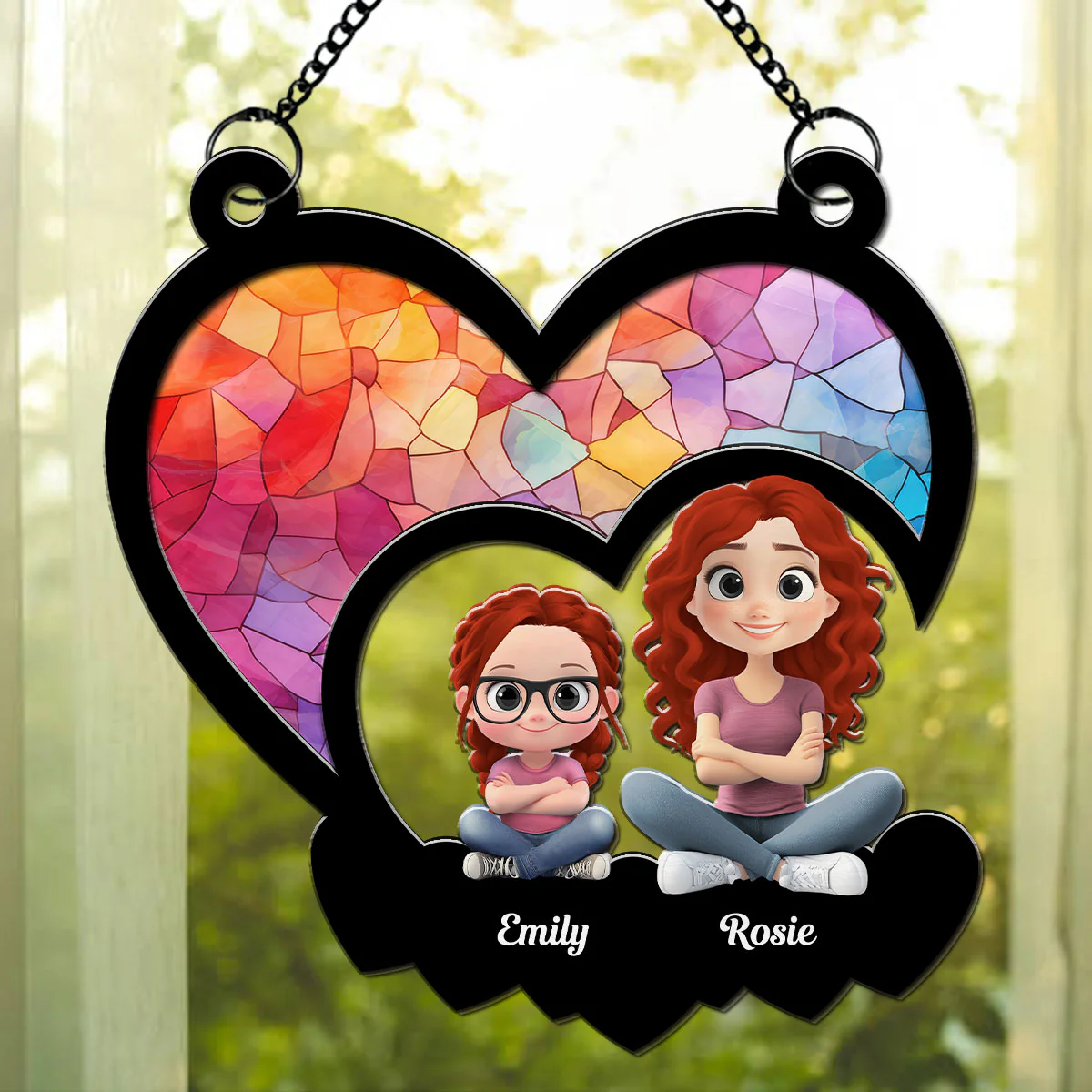 Forever Together - Personalized Custom Suncatcher - Image 2
