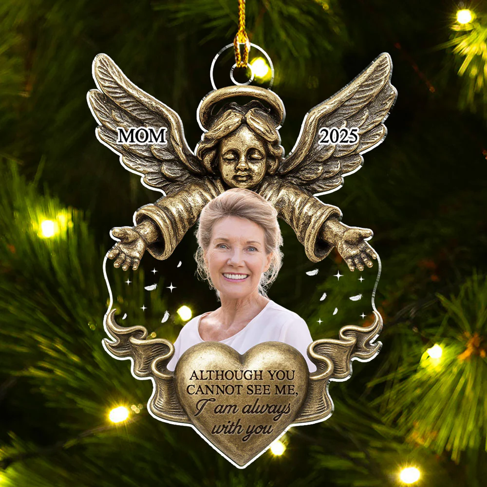 Forever With You - Personalized Custom Acrylic Ornament - Image 3