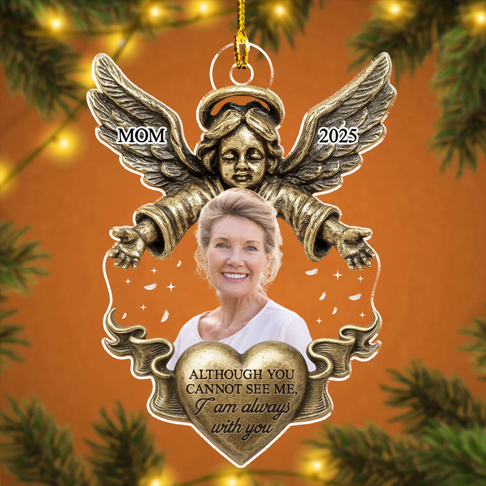 Forever With You - Personalized Custom Acrylic Ornament - Image 4