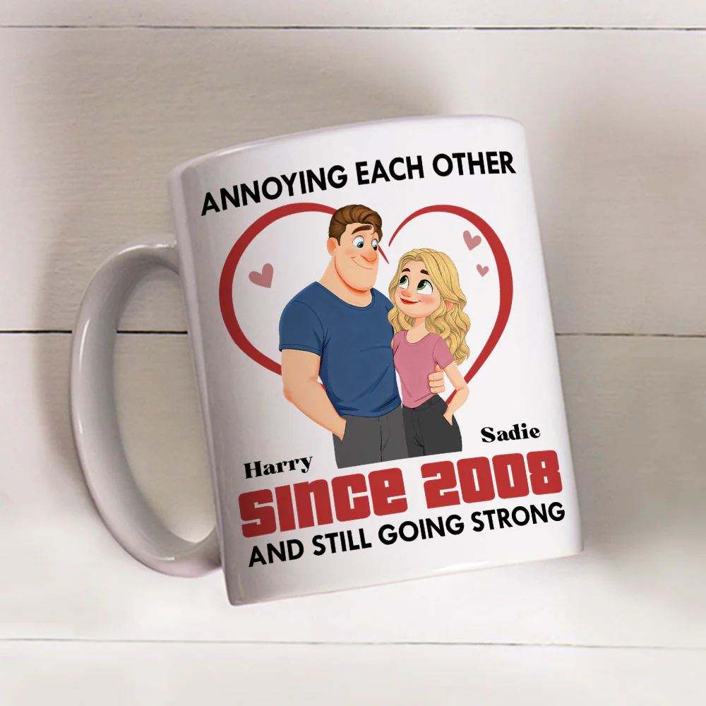 Forever With You - Personalized Custom Coffee Mug - Image 3