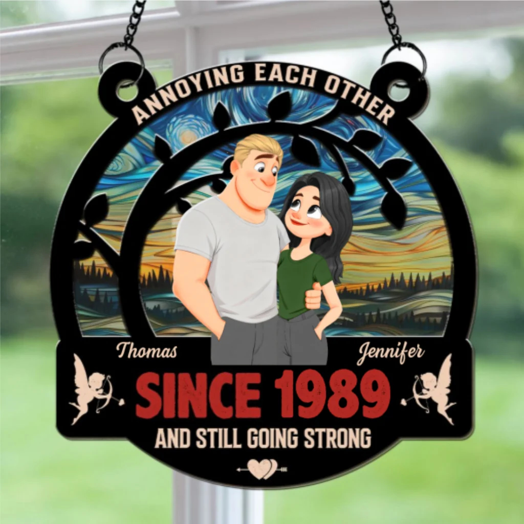 Forever With You - Personalized Custom Suncatcher - Image 6