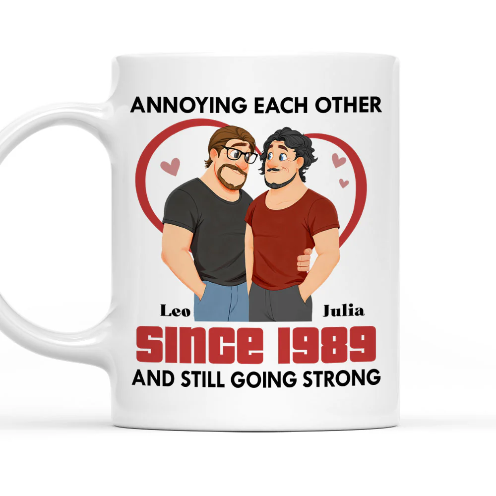 Forever With You Same Sex - Personalized Custom Coffee Mug