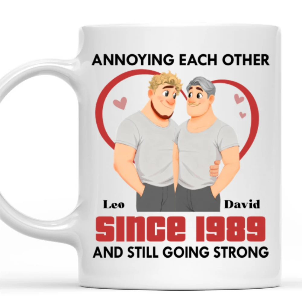 Forever With You Same Sex - Personalized Custom Coffee Mug - Image 6