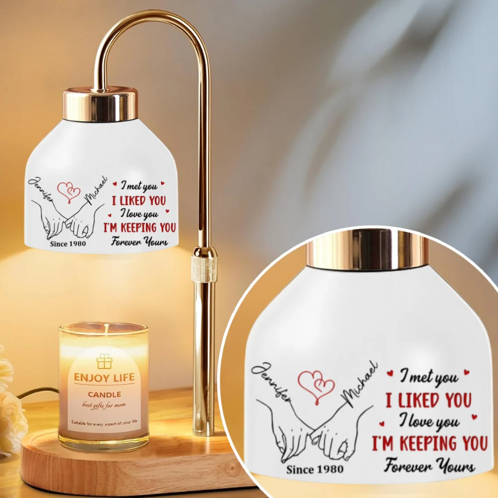 Forever Yours - Personalized Custom Candle Warmer Lamp