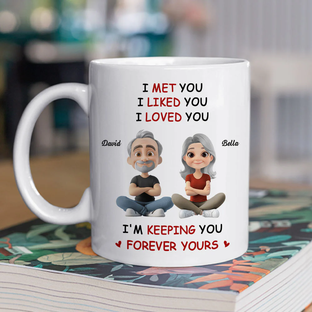 Forever Yours - Personalized Custom Coffee Mug - Image 2