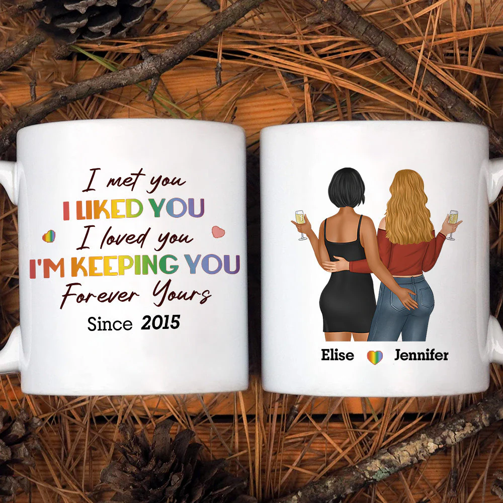 Forever Yours - Personalized Custom Coffee Mug - Image 3
