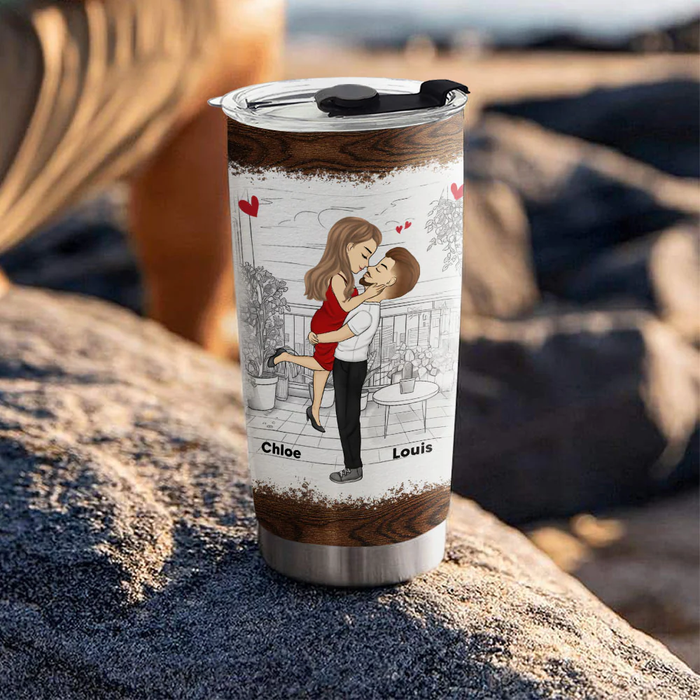 Forever yours - Personalized Custom Tumbler - Image 3
