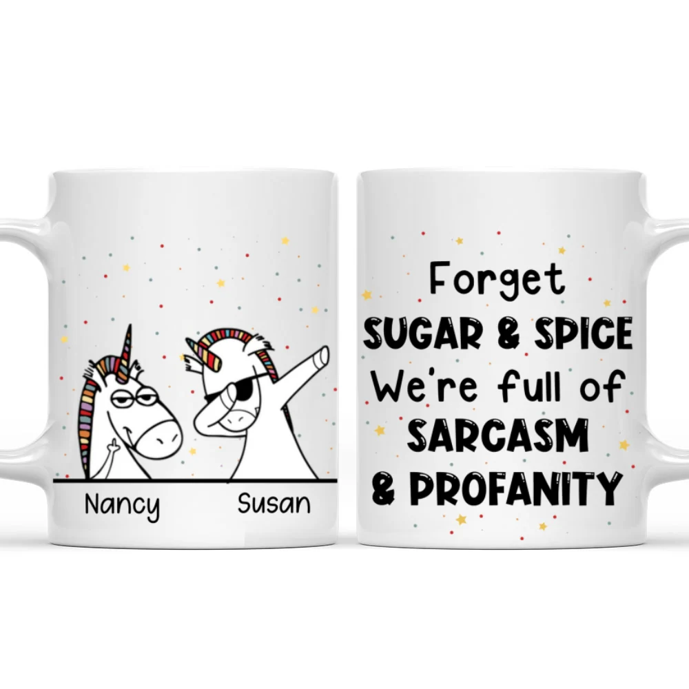 Forget Sugar And Spice - Personalized Custom Coffee Mug - Image 6