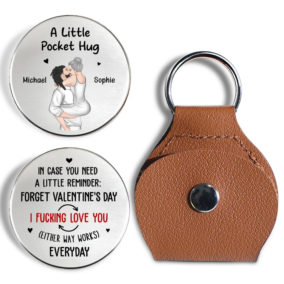 Forget Valentines Day - Personalized Custom Pocket Hug - Image 6
