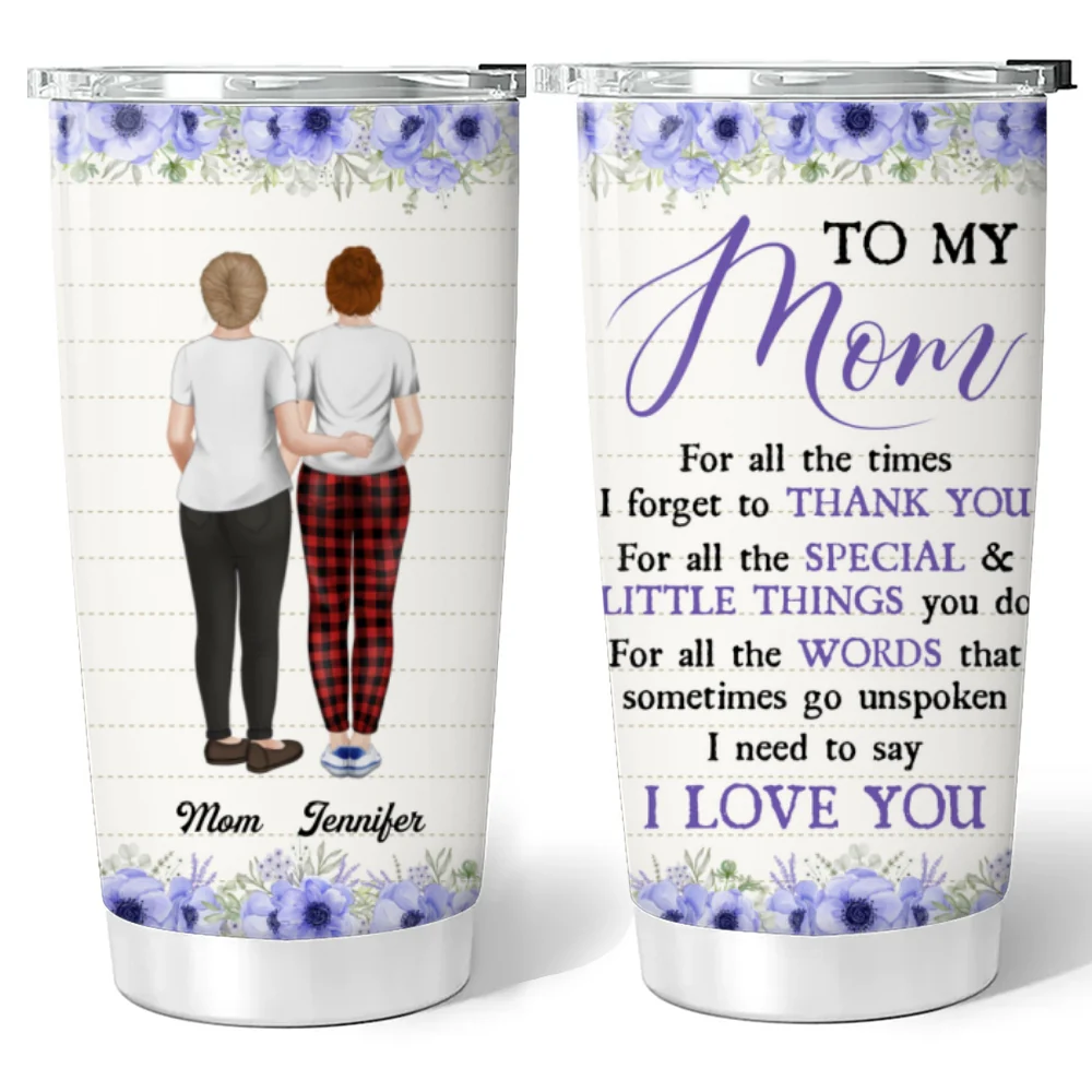 Forgot To Thank You - Personalized Custom Tumbler - Image 5