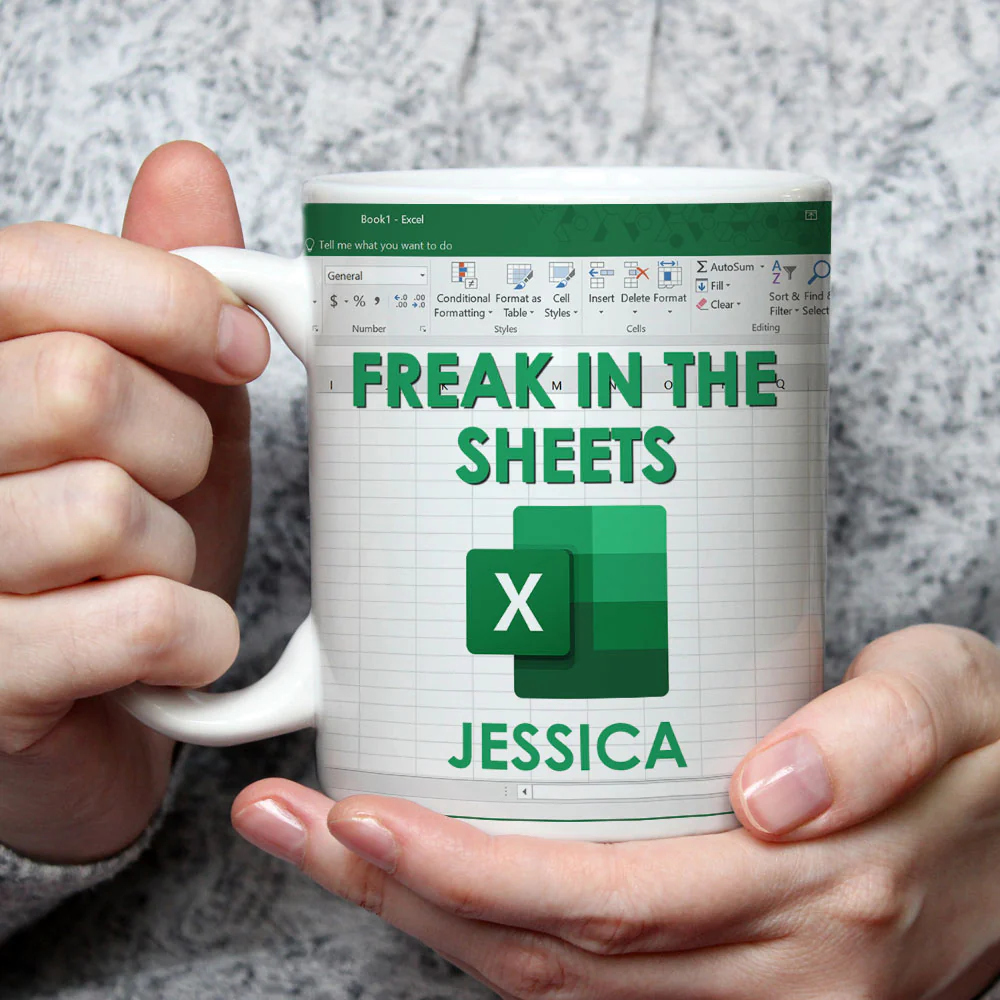 Freak In The Sheets - Personalized Custom Coffee Mug - Image 2