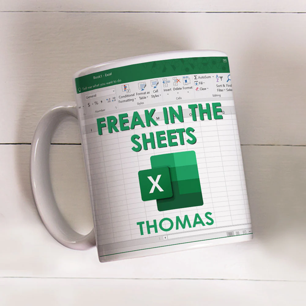 Freak In The Sheets - Personalized Custom Coffee Mug - Image 3