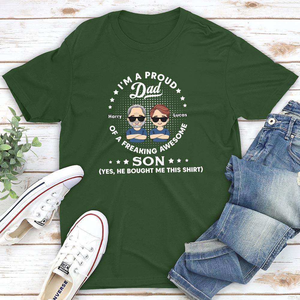 Freaking Awesome - Personalized Custom Classic T-shirt - Image 3