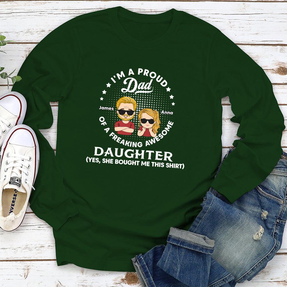 Freaking Awesome - Personalized Custom Long Sleeve T-shirt - Image 2
