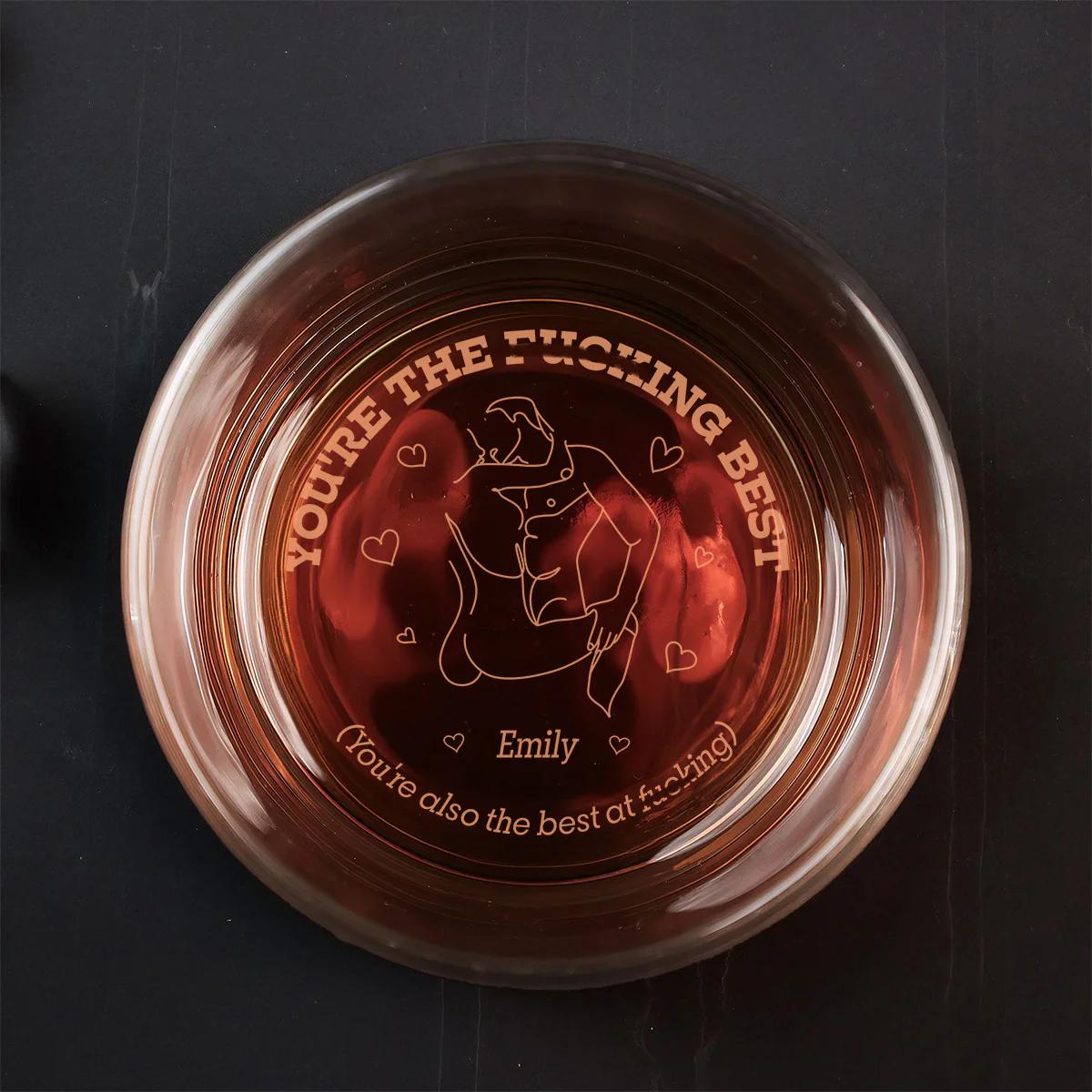 Freaking Best - Personalized Custom Engraved Whiskey Glass