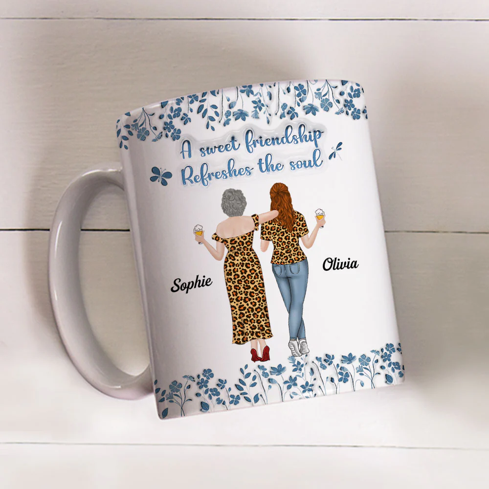 Fresh The Soul - Personalized Custom 3D Inflated Effect Mug - Image 4