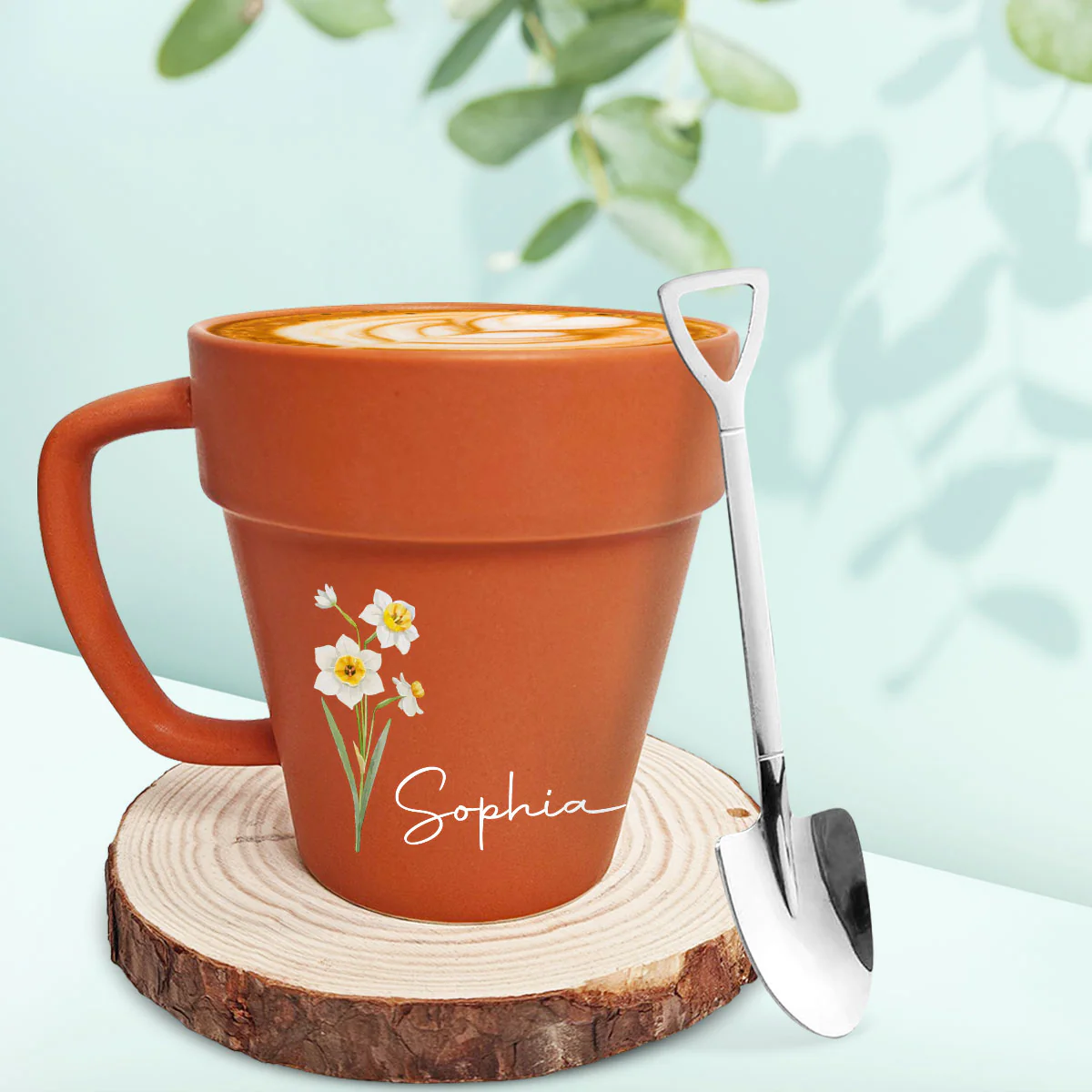 Friends Are Flowers - Personalized Custom Plant Pot Mug - Image 3