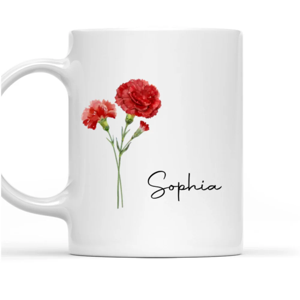 Friends Are Flowers That Never Fade - Personalized Custom Coffee Mug - Image 7