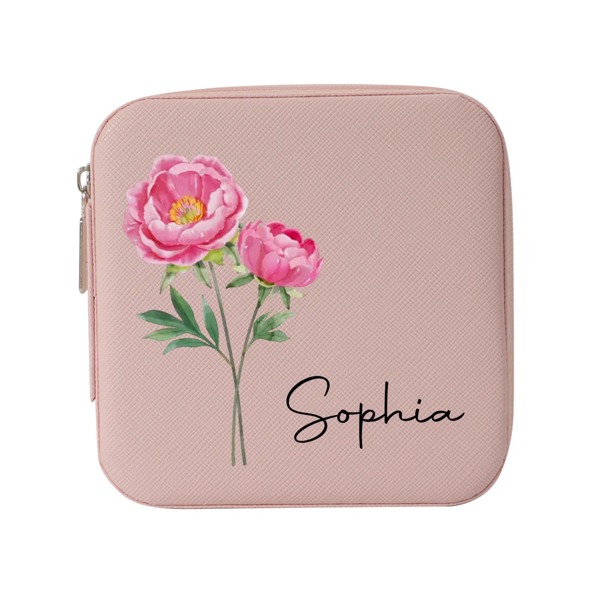 Friends Are Flowers That Never Fade - Personalized Custom Jewelry Box - Image 8