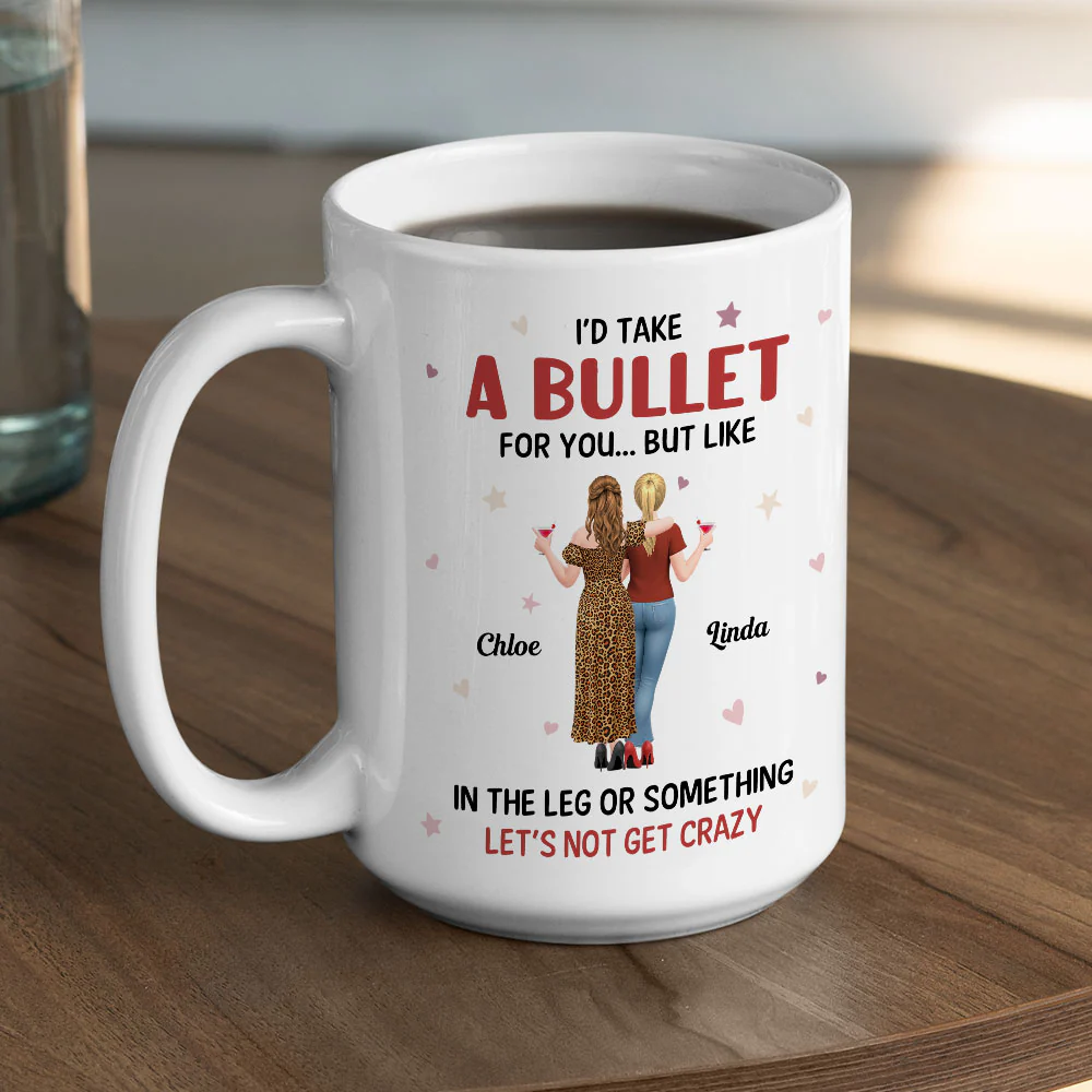 Friends Who Keep It Real - Personalized Custom Coffee Mug - Image 6