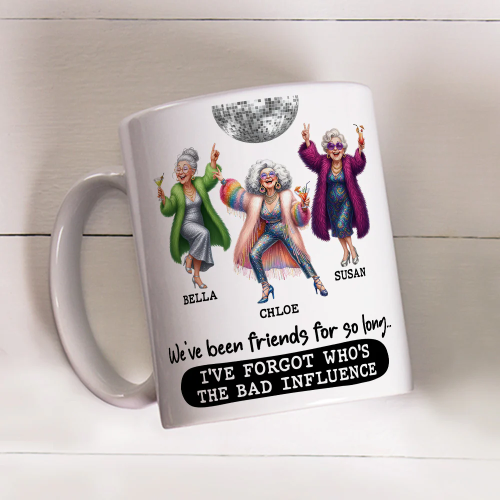 Friends Who Never Grow Up - Personalized Custom Coffee Mug  - Image 2